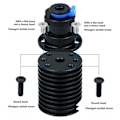 Miniatyrbild 5 av 5: För E3D Revo Keramisk Hotend Kit V6 Radiator Mässingsmunstycke för Ender