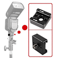 Miniatyrbild 5 av 5: 1 Set 1/4 Gänga Kall Blixtsko Adapter för DSLR Kamera Cage Rig