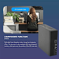 Miniatyrbild 3 av 5: ITX Datorchassi M06 Mini Desktop Chassi HTPC Industriellt Kontrollchassi