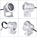 Pikkukuva 2 / 4: TS-Upotettava LED-valonheitin, IP67 vedenpitävä RGB vedenalainen valaistus, 10W LED-valonheitin puutarhan ulkovalaistukseen uima-altaalla ja suihkulähteellä N