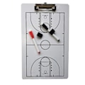 Miniatyrbilde 1 av 5: Coach Board Whiteboard Dobbeltsidig Design Strategi Board Whiteboard for Basketball