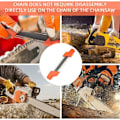Pikkukuva 4 / 4: Moottorisahan teroitin 3/8 tuumaa 4,0 mm, Moottorisahan teroitustyökalu, 2-in-1 ketjuteroitin yhteensopiva STIHL 56057504303 kanssa