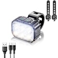 Miniatyrbilde 1 av 5: Sykkellykt Foran og Bak LED Oppladbar Lampe Mtb Sykkellys Baklykt