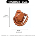 Miniatyrbild 4 av 5: Facehugger Handsydd Lädermask Skräck Halloween Alien Kostym Läder Skorpion Mask Läskig Cosplay Pro