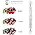 Miniatyrbillede 3 af 5: 5 stk 500W R7s Lineær Halogen Spotlight J118 500W Dobbelt Endet Sikkerhedslampe 118mm Længde - yuyu