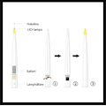 Miniatyrbild 3 av 5: 12-Pack Floating Candles – LED Candles with Wand