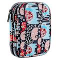 Miniatyrbild 1 av 3: Crochet Hook Case, Ergonomisk Virknålsorganisator, Förvaringsväska för Virkverktyg - Blommönster