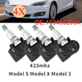 Pikkukuva 2 / 5: 1 Sarja 4 TPMS 433MHz Rengaspaineantureita Model S Model X Model 3 -malleihin 1034602-00-a 103460200a