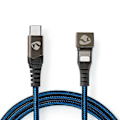Miniatyrbillede 2 af 3: TS-Nedis Flettet USB-Kabel MFI USB-C til Lightning 1m