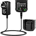 Miniatyrbillede 1 af 5: Li-ion batterioplader til Black & Decker 18v Li-ion batteri Lcs1620 oplader