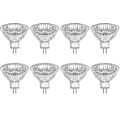 Miniatyrbild 1 av 5: Paket med 8 halogenlampor GU5.3 MR16 35W 12V Dimbar - varmvit 2800K, 400 lumen, cover Jz [DB]