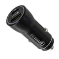 Rask billader for iPhone 17 / iPhone 17 AIR / iPhone 17 PRO / iPhone 17 PRO MAX - Sigarettenneruttak USB USBC _Billige gaver Svart