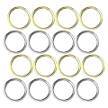 Pikkukuva 1 / 5: Metallirengas, 40 kpl Multi O-kaari sisähalkaisija 20 mm (kulta, hopea) - Perfet