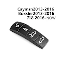 Miniatyrbillede 1 af 5: Bilnøglebeskyttelse i Gummi til Porsche Panamera Cayenne Macan Taycan Boxster 718 911 Fjernbetjening Silikone Knapudskiftning (FMY)