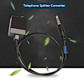 Pikkukuva 3 / 5: TS-3,5 mm uros - RJ9 4p4c naaras -adapterimuunnin jatkojohto puhelimelle High Adapter Cab