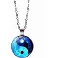 Yin Yang Tai Chi -kaulakoru lasiriipuksella