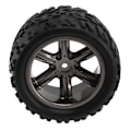Miniatyrbilde 5 av 5: TS-4 stk. Dekk Hjul For Xinlehong 9125 9116 X9115 X9116 Gptoys S911 S912 1/12 Rc Bil Reservedeler