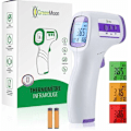 Miniatyrbillede 2 af 4: Pande Termometer Voksen Infrarødt Termometer, Berøringsfrit Termometer, LCD-skærm, Hukommelsesfunktion, Infrarødt Termometer til Børn, Voksne, Obje