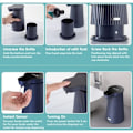Miniatyrbillede 4 af 4: TS-Automatisk Sæbedispenser, 500ml Automatisk Sæbedispenser USB-opladning med Sensor Sæbedispenser, IPX4 Vandtæt Berøringsfri Di