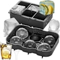 Miniatyrbild 1 av 5: Ice Mold Balls & Cubes / Ice Cube Tray / Ice Tray - 2-in-1