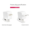 Miniatyrbilde 5 av 5: TS-For Pi5 Strømforsyning Usb-c 27w 5.1v 5a Multifunksjonell Praktisk Adapter Med Eu Plugg