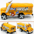 Miniatyrbilde 2 av 5: Disney Pixar Cars 3 Oversized Deluxe Diecast Collection Miss Fritter Modellbil Gul