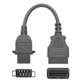 Miniatyrbilde 2 av 4: TS-ODB2 Adapter - Volvo 8 Pin Hunn til OBDII 16 Pin Hunn