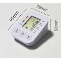 Miniatyrbillede 2 af 5: 1. Blodtryksmåler overarm digital BP-maskine til hjemmebrug & pulsmåler med manchet-hukommelse LCD-skærm