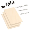 Miniatyrbild 5 av 5: 10 st Balsa Träskivor, Träplywood Hobby Träbräda för DIY Hantverk Trämodell (150 X 150 X 1,5 mm)