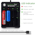 Miniatyrbillede 4 af 5: Batterioplader 18650 Lithium-ion Genopladelig