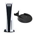 Miniatyrbillede 2 af 4: Vertikalt Stativ til PlayStation 5 PS5 Disc-version Konsol Dock Mount Nyt