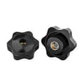 Miniatyrbild 5 av 5: 10 Pieces Comfortable Nuts with Handle Multiple Sizes Clamping Solution Star Nut for Easy Manual Adjustment M8