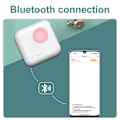Miniatyrbilde 3 av 5: TS-Bærbar Mini Termisk Skriver Bluetooth Blekkfri Utskrift For Student Hjemme Record Life Tegning Utskrift