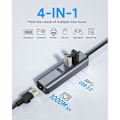 Pikkukuva 3 / 5: USB-C - Ethernet-sovitin, RJ45 - USB-C Thunderbolt 3/tyyppi-C Gigabit Ethernet LAN-verkkosovitin, yhteensopiva