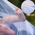Miniatyrbillede 3 af 4: TS-Himmelseng Myggenet Blå Kuppelmyggenet, Baldakin Myggenet Anti-insekt Myggenet Passer Til Baby Seng Enkeltseng, Dobbeltseng