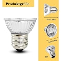 Miniatyrbillede 3 af 4: TS-Ampoule Varmelampe Skildpadde, UVA UVB 75W E27 Pære Reptil Varme Pære Lampe til Reptil Akvarium Fuld Spektrum Halogen Pære til