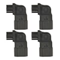 Miniatyrbild 1 av 5: 4 st IEC320 C14 till IEC320 C5 Strömadapter 90 Grader Högervinkel IEC320 C14 Hane till C5 Hona Strömadapter 250V