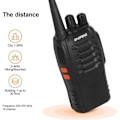 Miniatyrbillede 1 af 4: TS-Walkie Talkie Lang Rækkevidde, Professionel Walkie Talkie 16 Kanaler, CTCSS/DCS Genopladelig Walkie Talkie 1500mAh Radioer Rækkevidde 1-3 km, til Overlevelse på