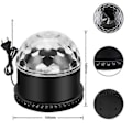 Miniatyrbilde 2 av 5: LED discokule 15W discolampe festlys lyseffekt scenelys (LGL)