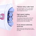 Miniatyrbilde 3 av 5: Epilator for smidig glidning, hårfjerning for ansikt og kropp