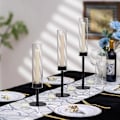 Miniatyrbillede 2 af 5: TS-Lysestageholdere 3-pak i jern og glas