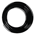 Miniatyrbillede 1 af 5: TS-3D Printer Pen Filament 1,75mm 10m (sort)