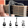 Miniatyrbild 3 av 5: 2-pack Gitarr Capo Aluminiumlegering Universal Gitarr Capo för Akustisk, Klassisk och Elgitarr, Ukulele, Bas, Banjo (Röd)