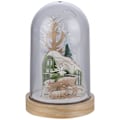 Miniatyrbillede 2 af 2: TS-Snekugle med LED-belysning i juledesign