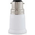 Miniatyrbilde 2 av 4: 4x Sokkeladapter - B22 til E27 Sokkelomvandler - Bajonettbas Lampefeste Adapter for Halogen LED-lampe