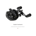 Miniatyrbillede 5 af 5: TS-Vanddråbe Hjul Fiskebaitcasting Hjul 18+1 Aksel 7.2:1 Høj Gear Metal Line Cup Hav Jig Hjul L