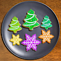 Miniatyrbilde 5 av 5: Julekakeformer Sett - Pepperkakemann, Snøfnugg, Juletre, Hjerte, Stjerne, Engel - 18 stykker Kakeformer for Vinterferiebaking