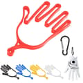 5-pack golfhandsksträckare med karbinhake, blandade färger Yellow + Red + Blue + White + Black
