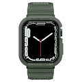 Pikkukuva 2 / 5: Spigen Apple Watch 44/45 mm Kotelo/Ranneke Rugged Armor 'Pro' Vihreä