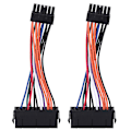 Pikkukuva 1 / 5: TS-2x Psu Atx 24pin Naaras - 12pin Uros Virtalähde Suojattu Kaapeli Johto 18awg Johto Acer Q87h3-am:lle